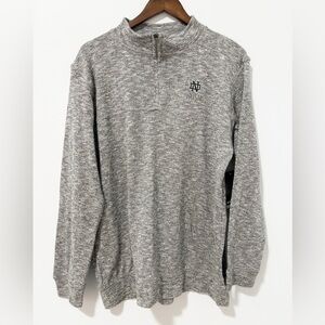 Colosseum Notre Dame Quarter Zip Mens Sz Large Lightweight Long Sleeve Irish NWT